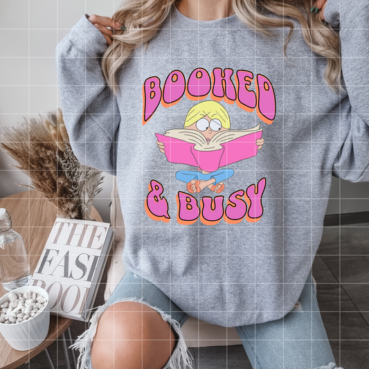 Booked & Busy Crewneck Sweatshirt