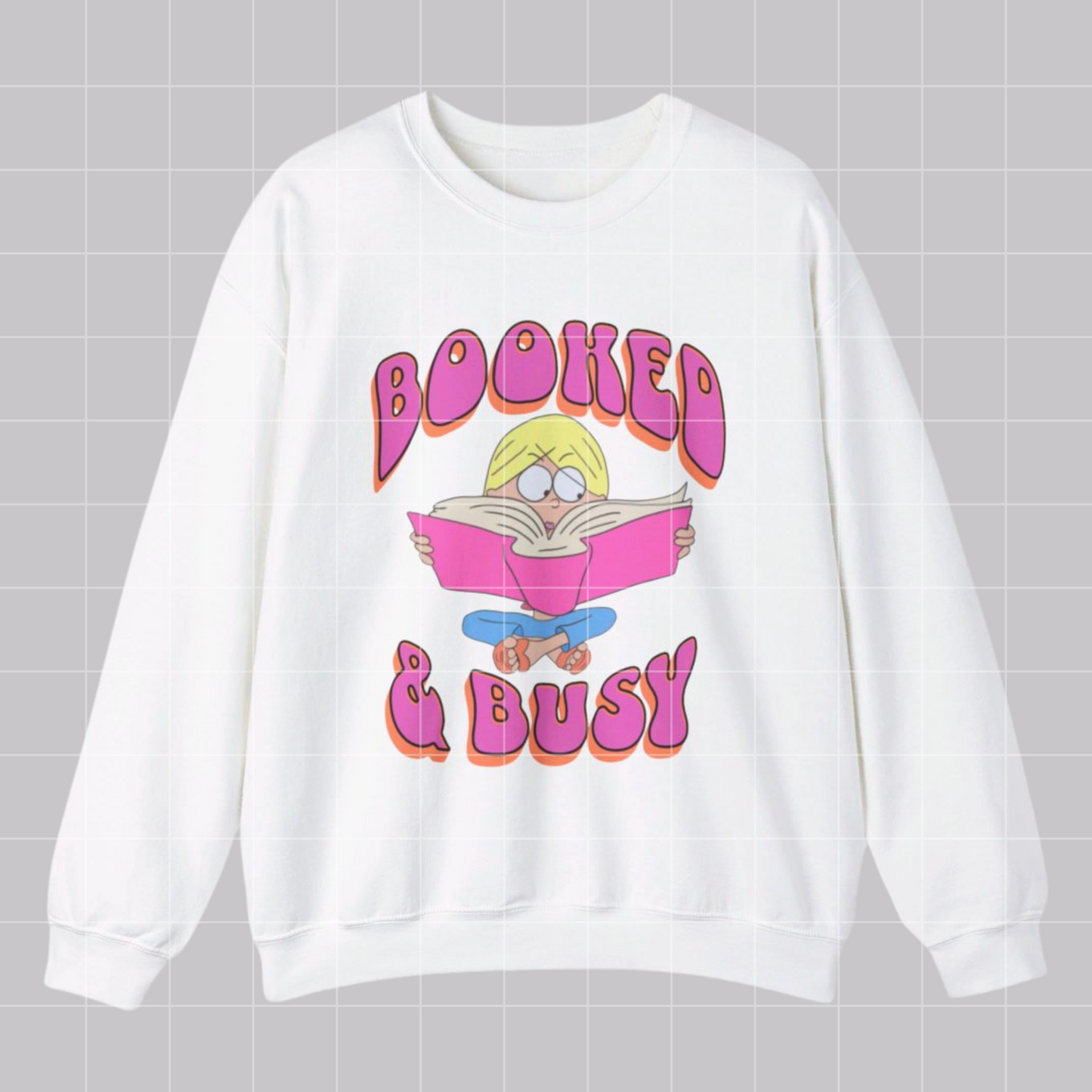 Booked & Busy Crewneck Sweatshirt