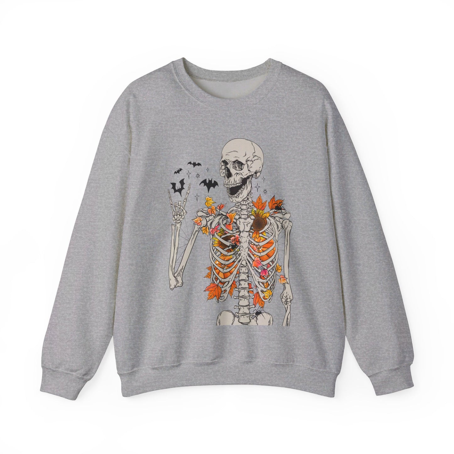 Fall Skeleton Crewneck Sweatshirt