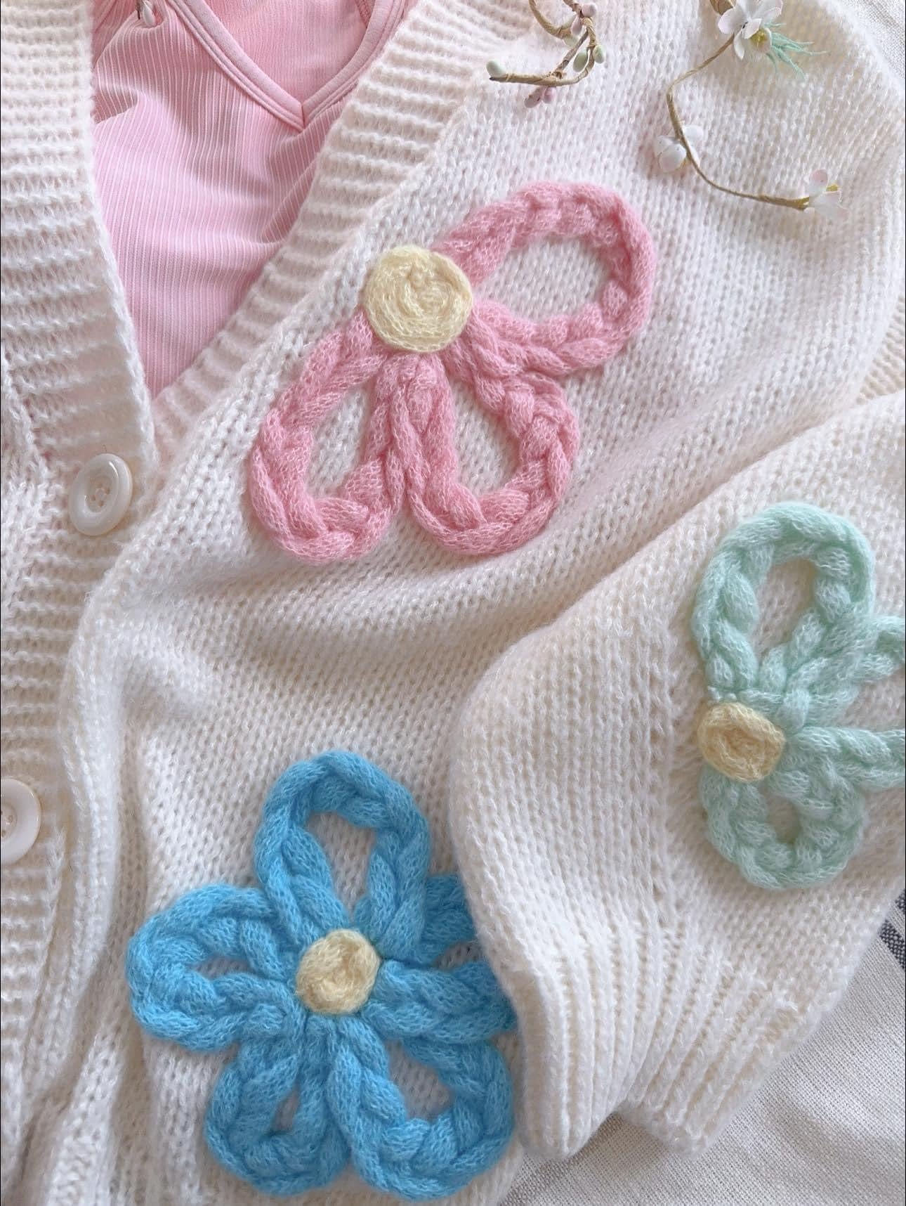 Flower cardigan