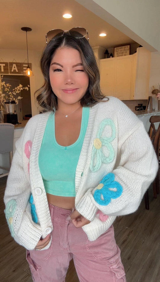 Flower cardigan