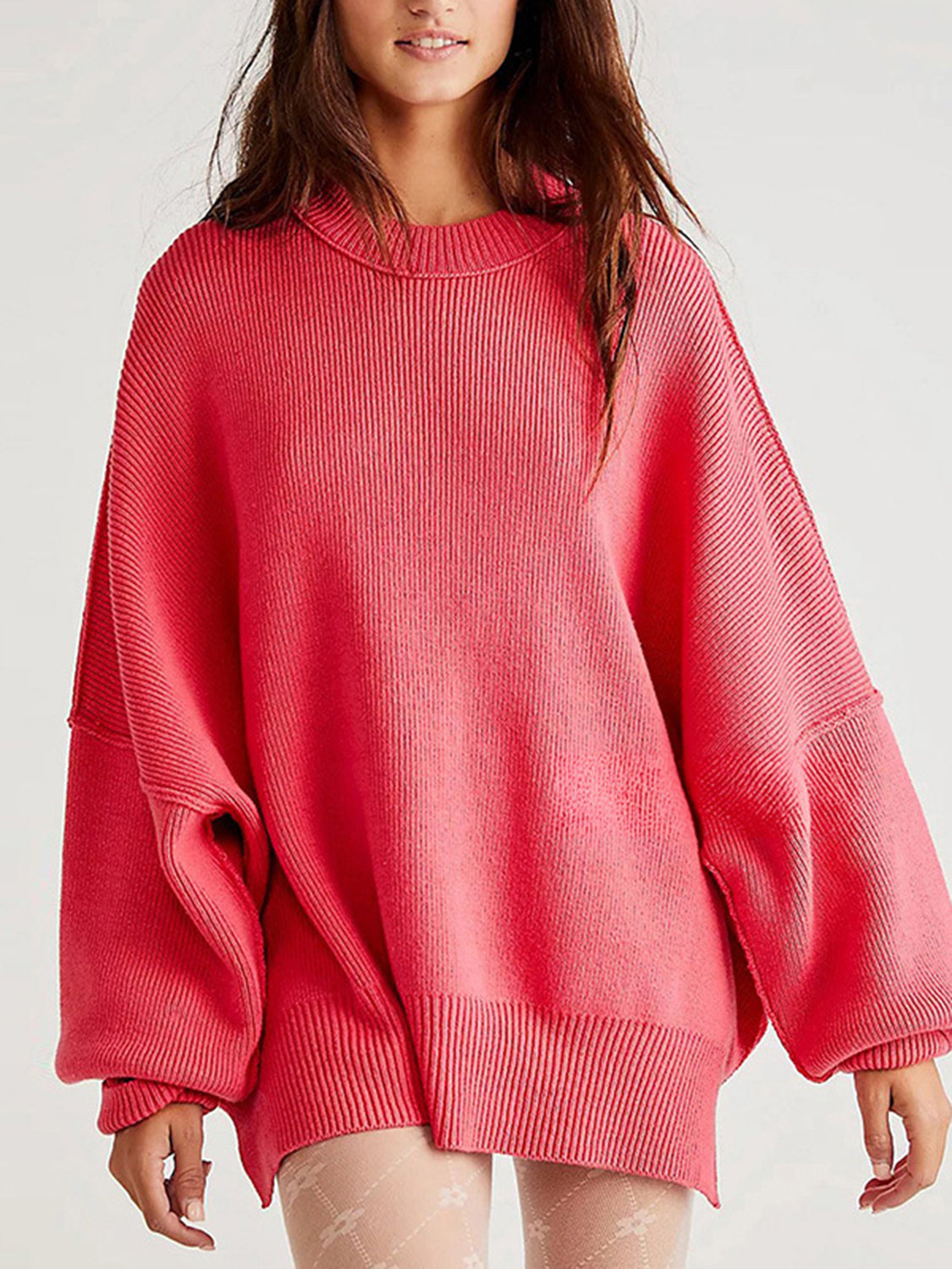 Round Neck Long Sleeve Sweater