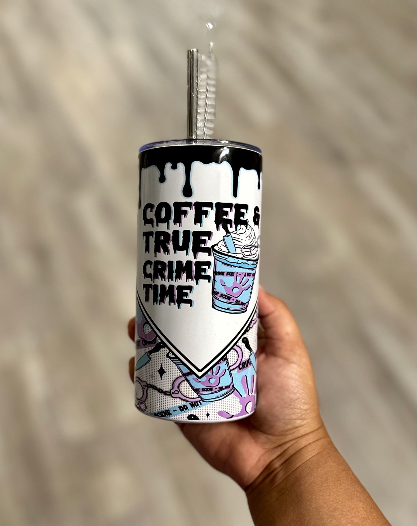 Coffee & True Crime Tumbler